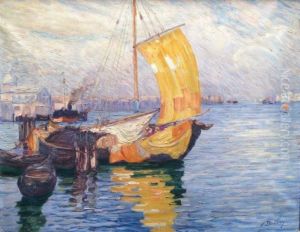 Paysage Mediterraneen by Leon Detroy