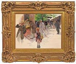 Ambahnhof by Ludwig Dettmann