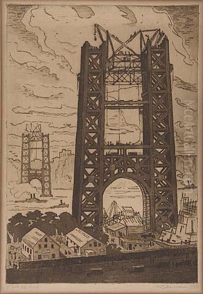 George Washington Bridge Construction>. - view 1