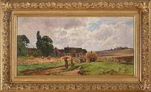 Heimkehr Von Der Kornernte by Heinrich Deuchert