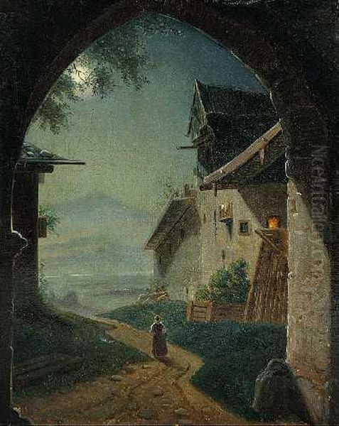 Dorf Im Mondschein - view 1