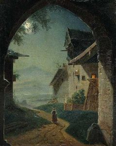 Dorf Im Mondschein Dorf Im Mondschein