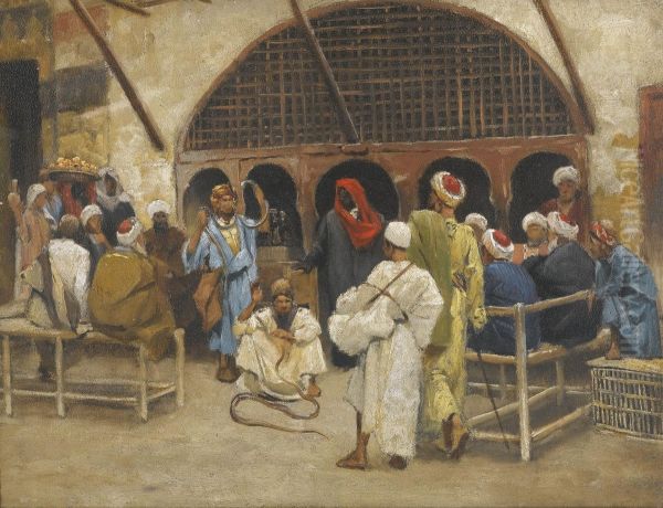 The Snake Charmers by Ludwig Deutsch