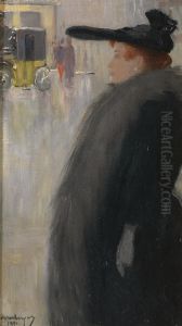 Portrait De Femme by Andre Devambez