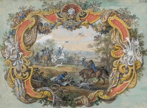 La Chasse Au Tir by Jean-Charles Develly