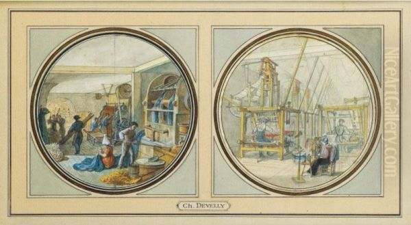 Projets Pour Six Assiettes Du Service Des Arts Industriels - view 1