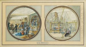 Projets Pour Six Assiettes Du Service Des Arts Industriels by Jean-Charles Develly