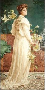 Lady With Lilies Lady With Lilies