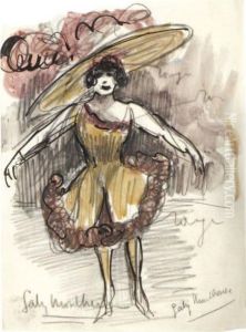 Gaby Montbreuze A L'alcazar D'ete. by Edouard Deverin