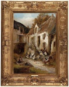 Huhnerhof Imalten Bauerngehoft by Paul Devillers