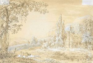 A Herdsman Before A Cottage