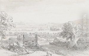 Clondale Near Farnham by Anthony Devis