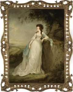 Portrait Of A Lady by Arthur William Devis