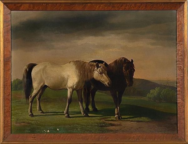 Two Welsh Ponies - view 1