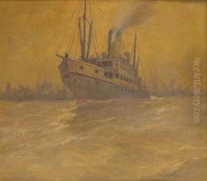 Le Depart Du Bateau A Vapeur