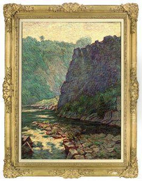 A Quiet Stretch Of River, Traditionally Identified As The Dordogne,france - view 1