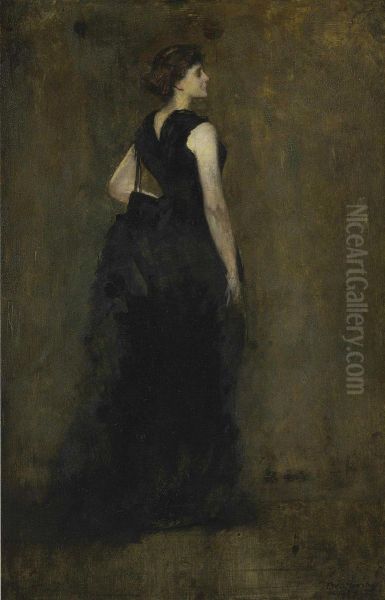 Woman In Black: Portrait Of Maria Oakey Dewing - view 1