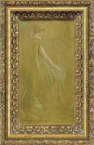 Sheer Green by Thomas Wilmer Dewing