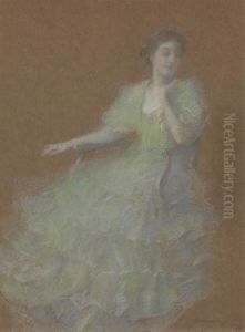 Green And Gold by Thomas Wilmer Dewing
