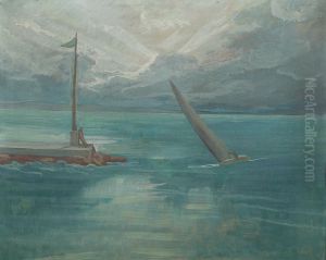 Vitorlasa Balatonon by Fay Dezso