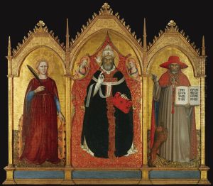 Saint Gregory The Great by Francesco Di Bartolo