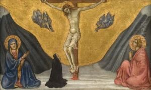 Crucifixion Avec Une Donatrice