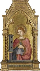 Saint Barbara by Taddeo Di Bartolo