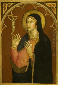 Madonna Orante by Martino Di Bartolomeo Di Biagio