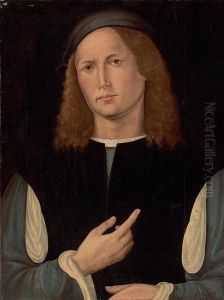 Portrait Of A Young Man by Girolamo Di Benvenuto