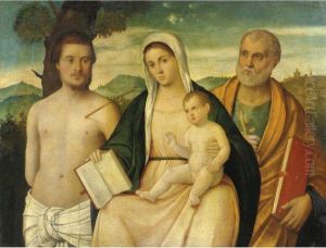 Madonna Con Bambino E Santi Sebastiano E Pietro