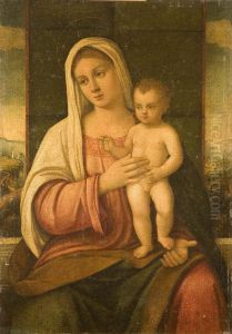 Madonna Con Bambino by Francesco Bissolo