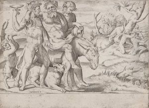 Drunken Silenus On A Donkey