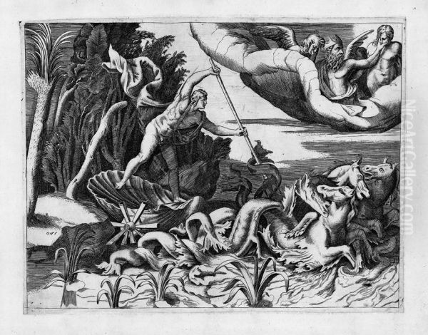 Neptun In Seinem Triumphwagen - view 1
