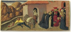 The Miracle Of St. Peter Martyr: A Predella Panel