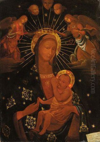 Madonna Con Bambino Ed Angeli - view 1