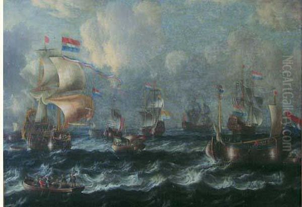 Navires Par Mer Agitee - view 1