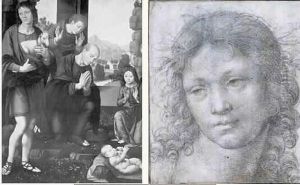 Figure Couronnee De Lauriers