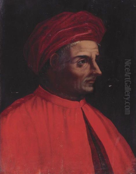 Portrait Of A Cardinal, Head And Shoulders - view 1