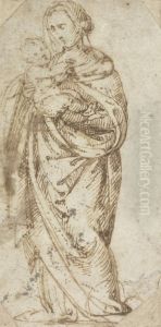 The Virgin And Child by Ridolfi Domenico Di Ghirlandaio