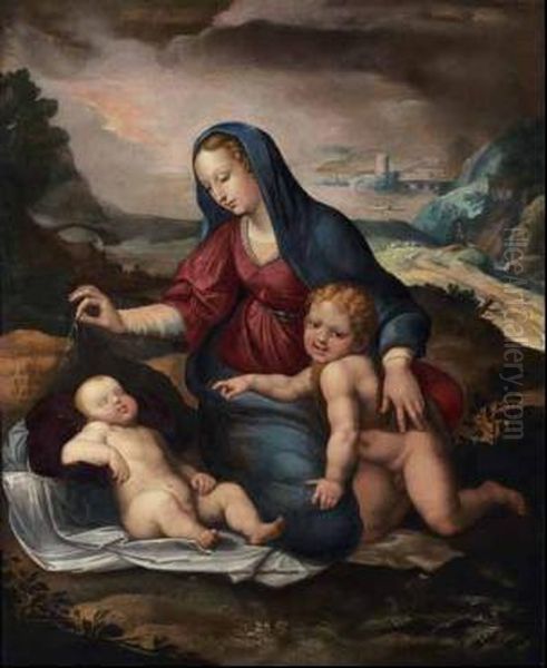 Madonna Con Il Bambino E San Giovannino - view 1