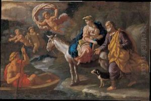 Riposo Durante La Fuga In Egitto by Paolo Di Maio