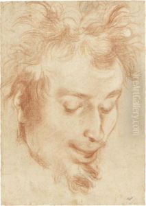 Head Of A Satyr, Looking Down by Giovanni Giovanni da San (Mannozzi)