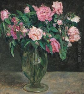 Rose In Vaso by Guido Di Montezemolo