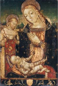 The Madonna And Child With St. Francis
