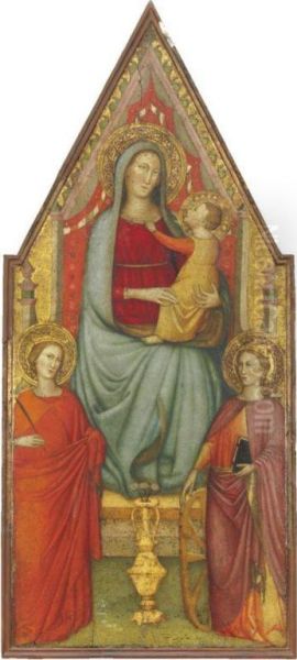 Madonna Col Bambino In Trono Tra Santa Caterina D'alessandria E Santa Martire - view 1