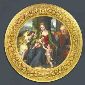 The Holy Family With The Boy John And An Angel