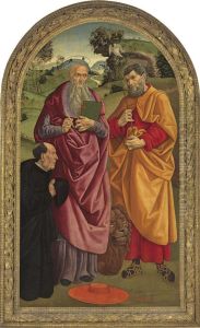 Saint Jerome And Saint Joseph With A Donor