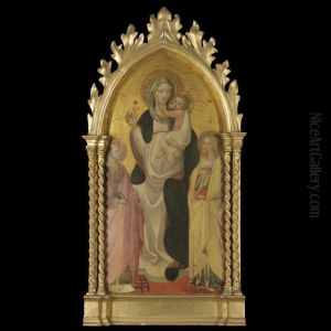 The Madonna And Child With Saints Lawrence And Anastasia