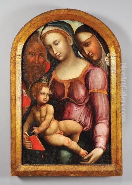 Madonna Con Bambino, San Giuseppe E Santa Caterina Da Siena - view 1