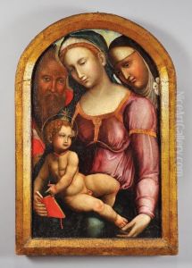 Madonna Con Bambino, San Giuseppe E Santa Caterina Da Siena
